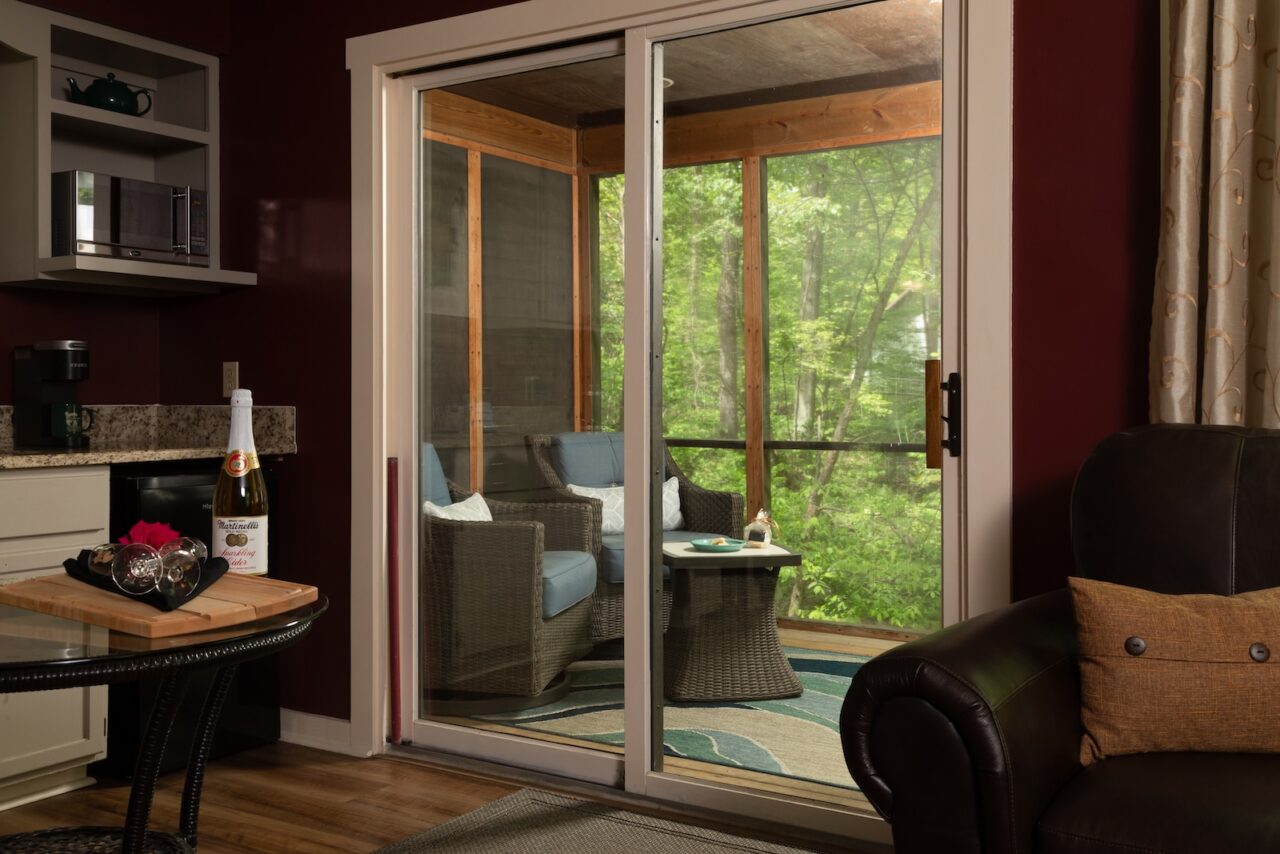 After exploring the Hocking Hills waterfalls your romantic cabin awaits! 