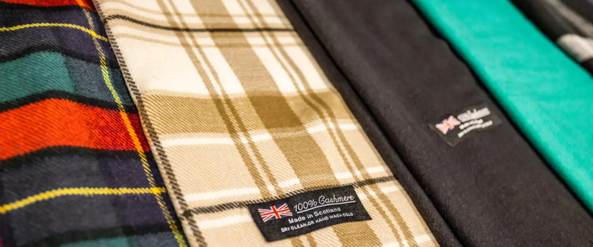 Cashmere in the gift shop at Glenlaurel.