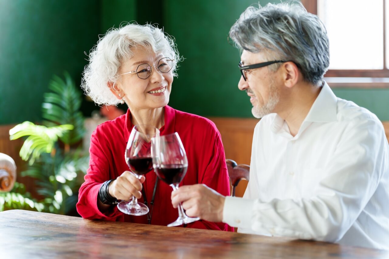 Things to do in Hocking hills besides hiking, lovely couple enjoying a wine tasting