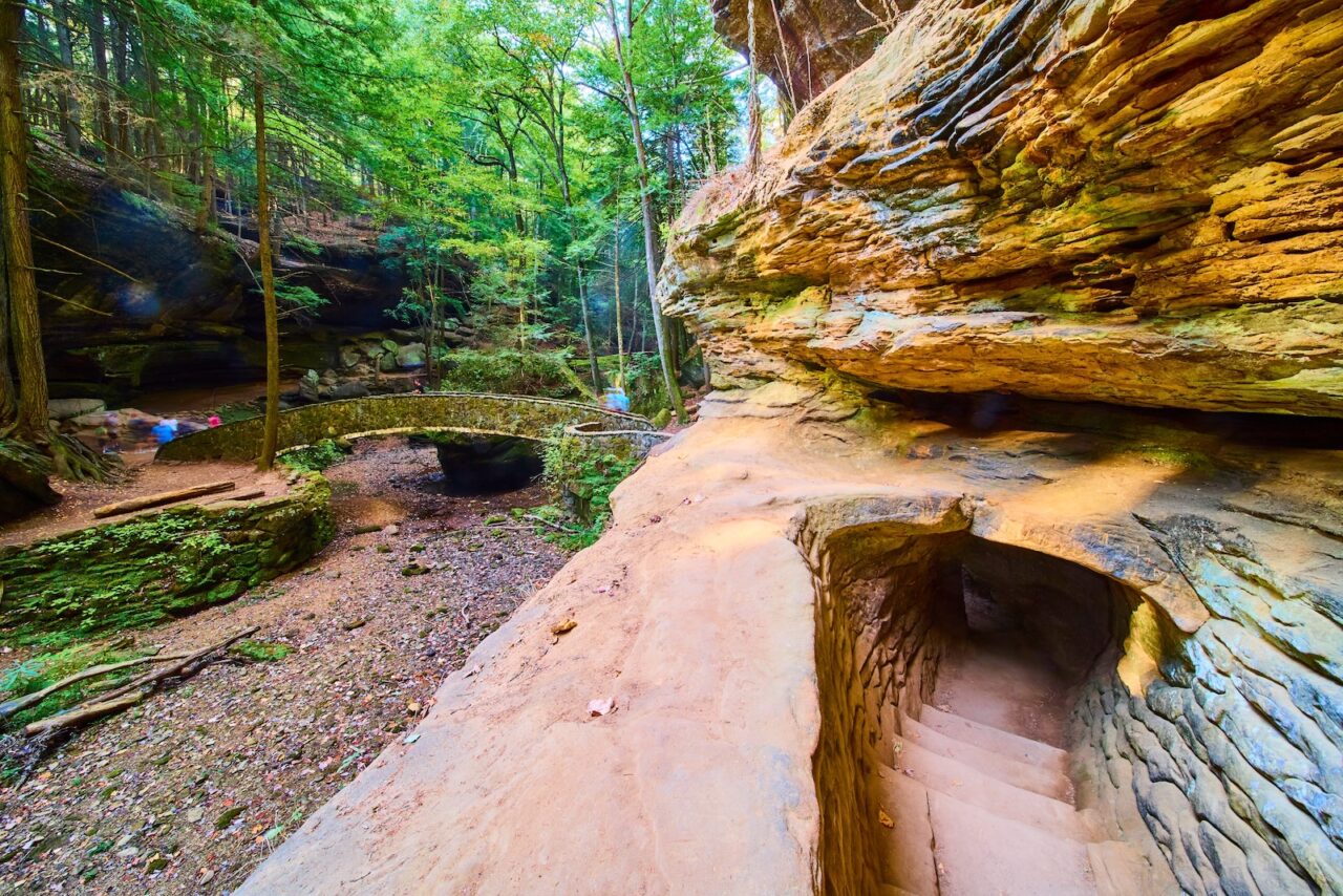 Hocking Hills Zipline at one of the best state parks in the area